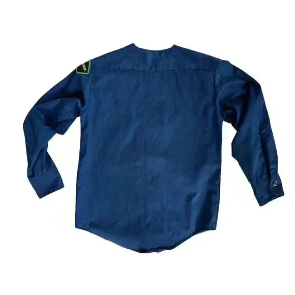 Vintage Boy Scouts of America Cub Scout Uniform Youth Shirt USA Made Size Medium - Picture 2 of 10